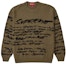 Buy Supreme Futura 毛衣 橄欖綠