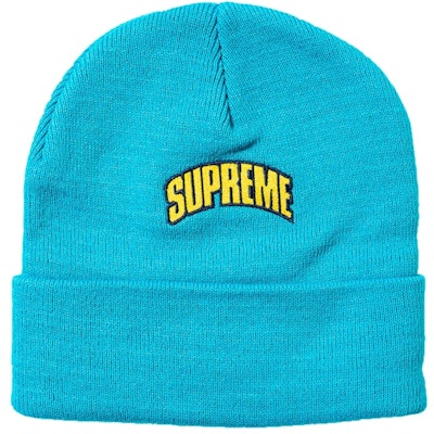Supreme FW18 Crown Logo Beanie Cyan Buy Supreme FW18 Crown Logo Beanie Cyan