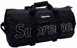 Supreme FW18 Duffle Bag Black Supreme FW18 Duffle Bag Black