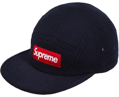 Supreme FW18 Fleece Pullcord Camp Cap Navy Buy Supreme FW18 Fleece Pullcord Camp Cap Navy
