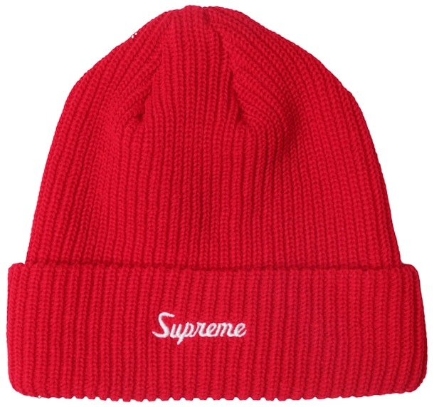 supreme-f-w18-loose-gauge-beanie-red