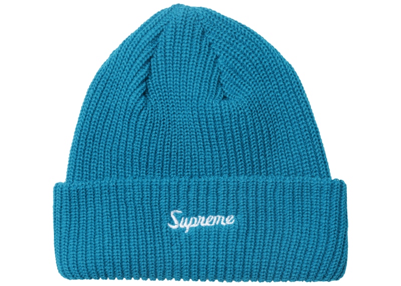 Supreme FW18 Loose Gauge Beanie Teal