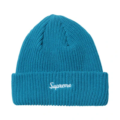 Supreme FW18 Loose Gauge Beanie Teal