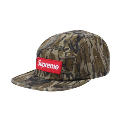 Supreme FW18 Military Camp Cap Mossy Oak Camo
