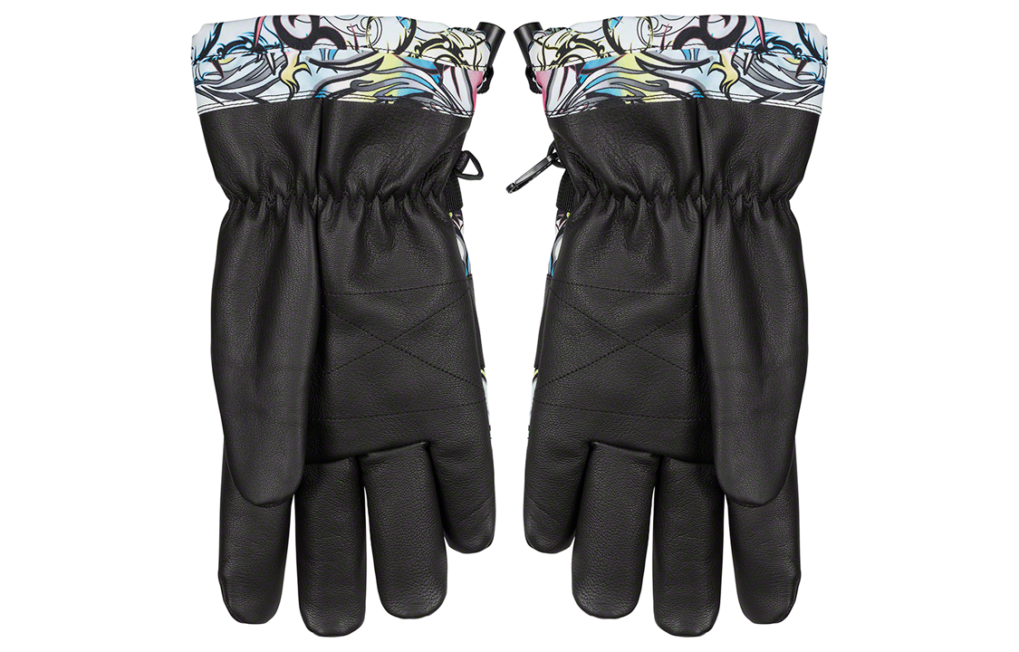 Shop Supreme FW22 Week 7 Ski Gloves Unisex Black/Brown/White Fashion & Comfort SUP-FW22-1044