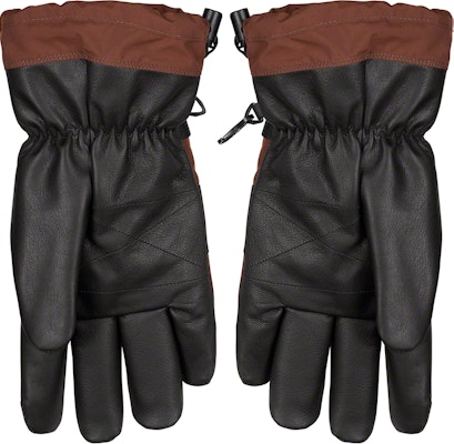 Supreme FW22 Week 7 Ski Gloves Unisex Black/Brown/White Fashion & Comfort SUP-FW22-1044 2