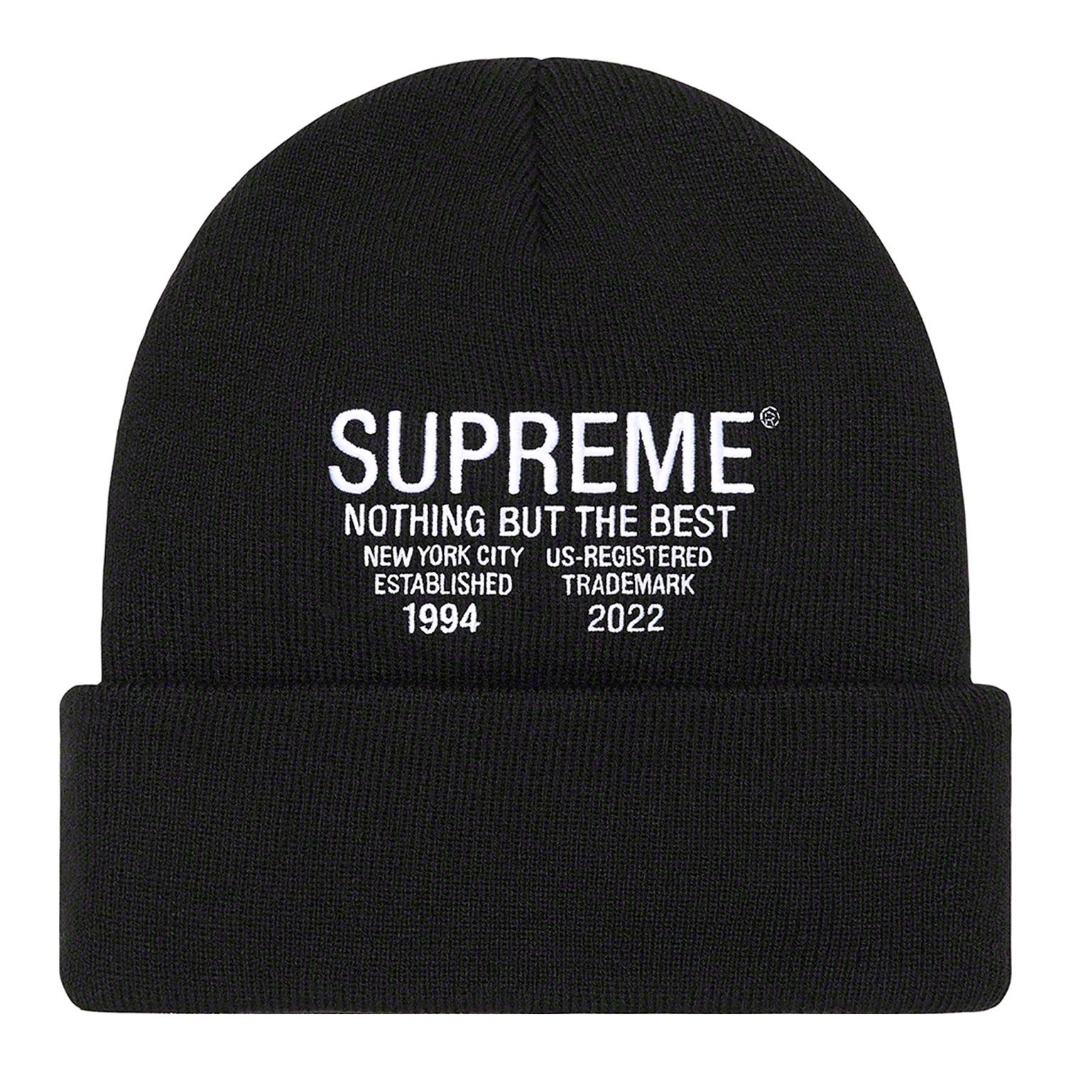Supreme FW22 Week 9 Nothing But Beanie Unisex - Black/Pink/Blue/Gray/Yellow SUP-FW22-1057