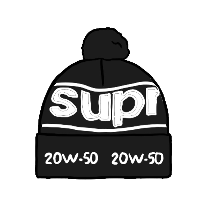 Supreme Garage Beanie Black