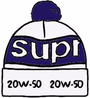 Supreme Garage Beanie White