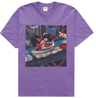 Supreme Gas Tee Purple Supreme Gas Tee Purple