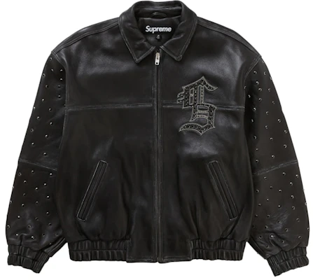 Supreme Jaket Kulit Hitam Bertatahkan Permata Lookbook Supreme Jaket Kulit Hitam Bertatahkan Permata