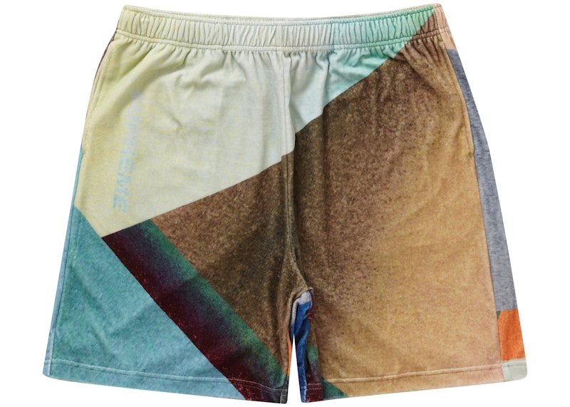 Supreme Geo Velour Short Multicolor