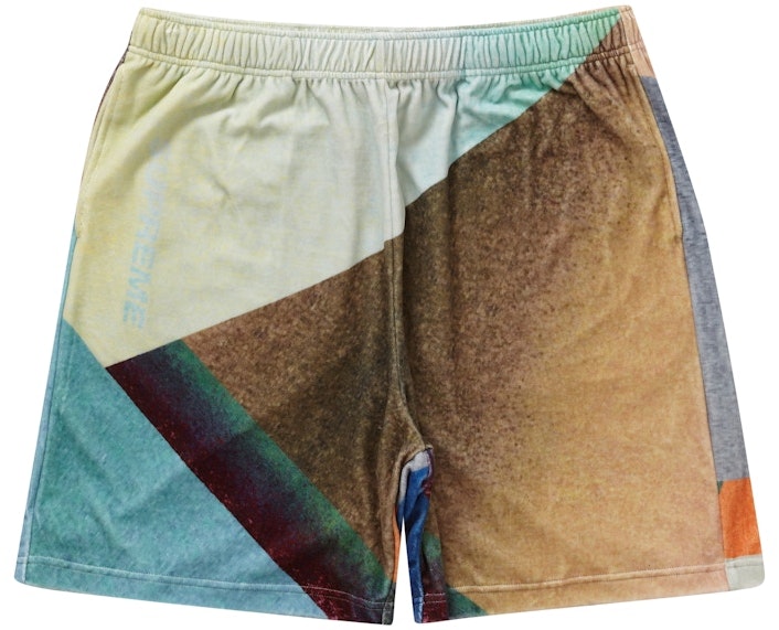 supreme-geo-velour-short-multicolor