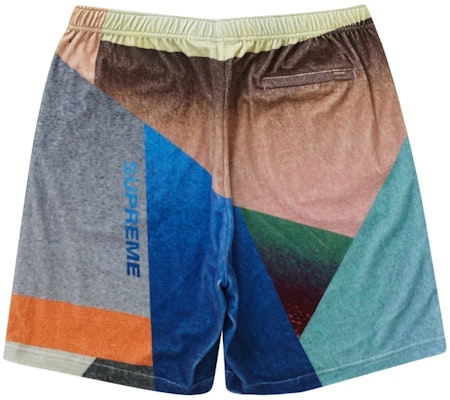 Supreme Geo Velour Seluar Pendek Pelbagai Warna Order Supreme Geo Velour Seluar Pendek Pelbagai Warna