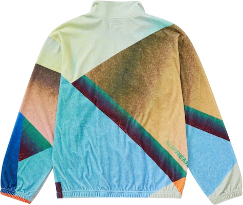 Supreme Geo Velour Track Jacket Multicolor - Novelship