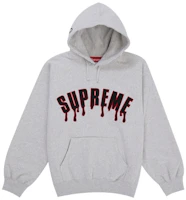 Supreme Ghostface Arc Hooded Sweatshirt Ash Grey Supreme Ghostface Arc Hooded Sweatshirt Ash Grey