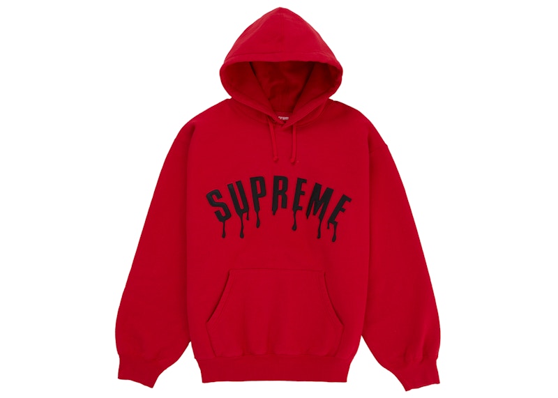 Buy Supreme 1-800 Hooded Sweatshirt Red - Novelship
