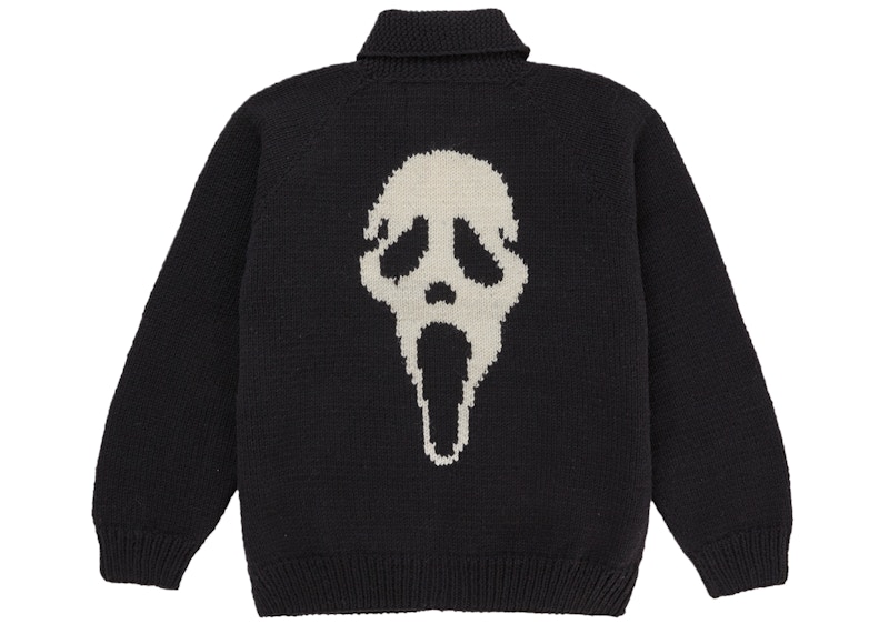 Supreme Ghostface Cowichan Sweater Black