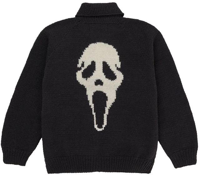 supreme-ghostface-cowichan-sweater-black