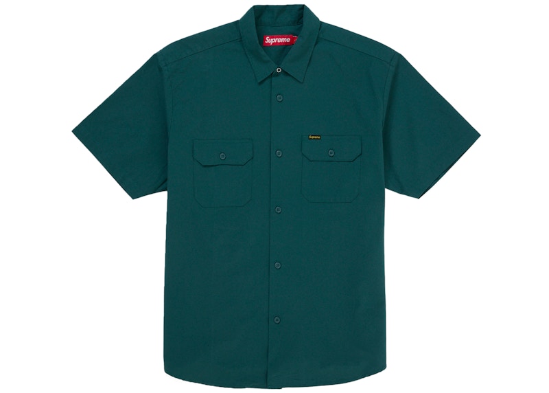Order 슈프림 고스트페이스 S/S 워크 셔츠 그린