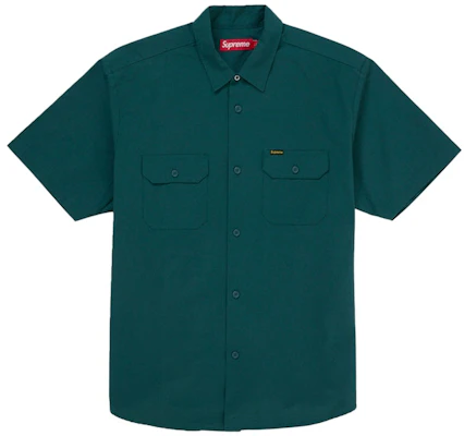 슈프림 고스트페이스 S/S 워크 셔츠 그린 Order 슈프림 고스트페이스 S/S 워크 셔츠 그린