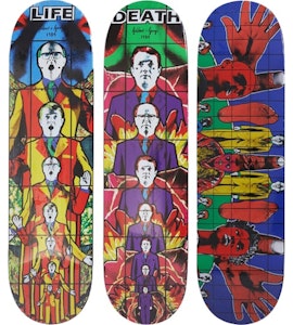 슈프림 길버트 & 조지 라이프 & 데스 스케이트보드 멀티 세트
Buy 슈프림 길버트 & 조지 라이프 & 데스 스케이트보드 멀티 세트