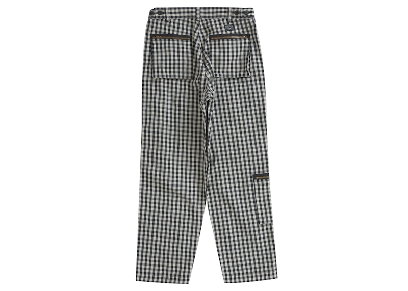 Order Supreme 黑色格子飞行裤