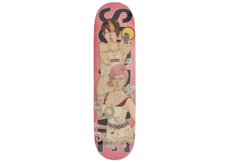 Supreme Girls Skateboard Deck Red