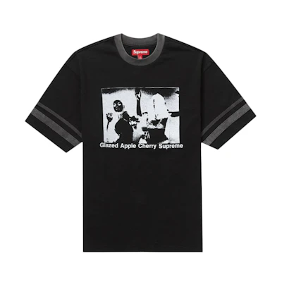 Supreme Glazed Athletic S/S Top Black