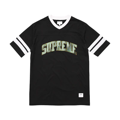 Supreme Glitter Arc Football Top Black