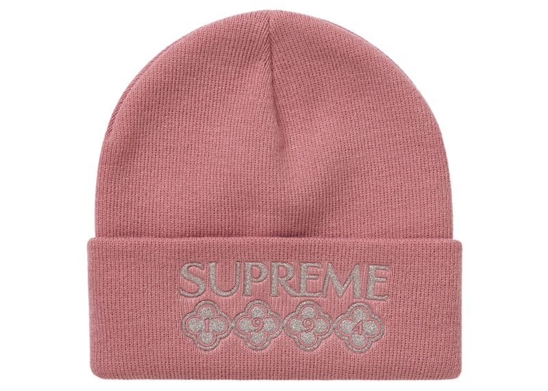 Supreme Glitter Beanie Rose
