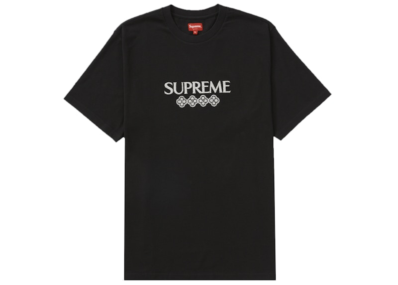 Supreme Glitter S/S Top Black