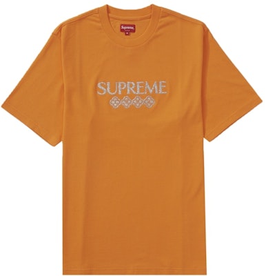 Supreme Glitter Kemeja Lengan Pendek Oren Buy Supreme Glitter Kemeja Lengan Pendek Oren