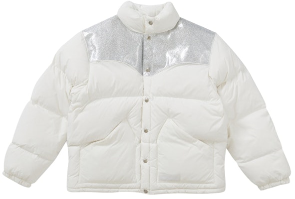 Chaqueta Puffer Supreme Glitter Yoke Blanca. Buy Chaqueta Puffer Supreme Glitter Yoke Blanca.