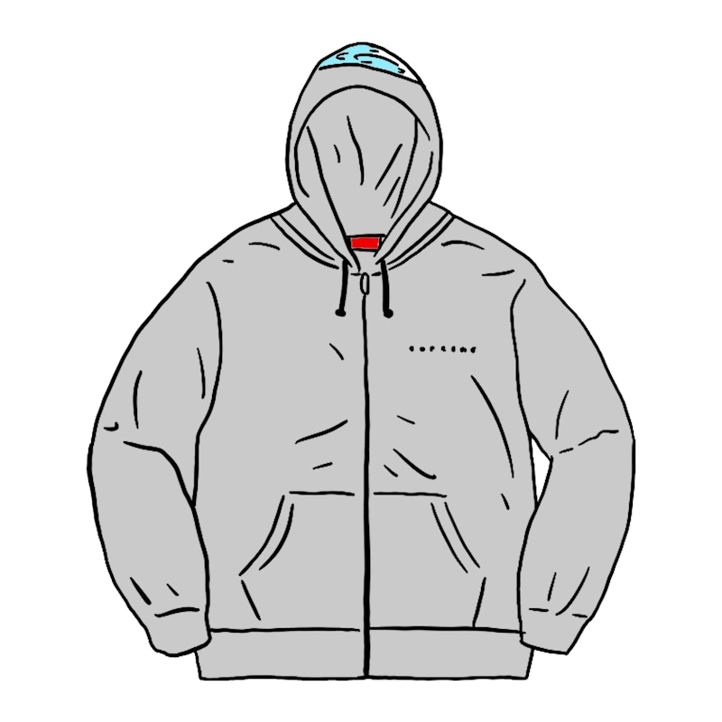 Buy Supremeグローブジップパーカー (グレー)
