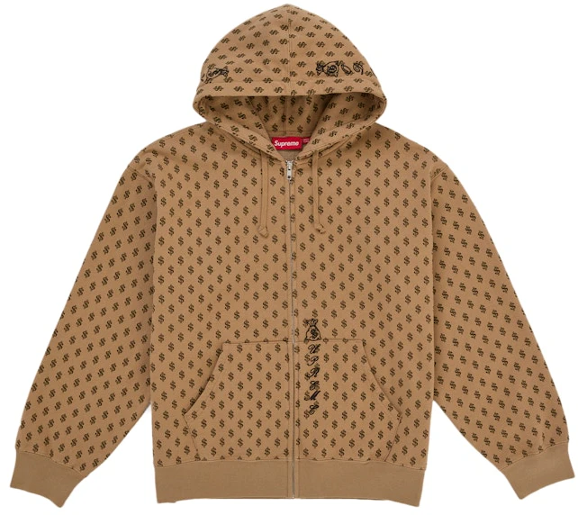supreme-god-over-money-zip-up-hooded-sweatshirt-brown