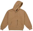 Order Supreme God Over Money Zip Up Hooded Sweatshirt Brown