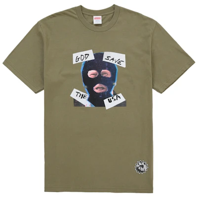 Supreme 神拯救我們短袖 T 恤 淡橄欖綠 Buy Supreme 神拯救我們短袖 T 恤 淡橄欖綠