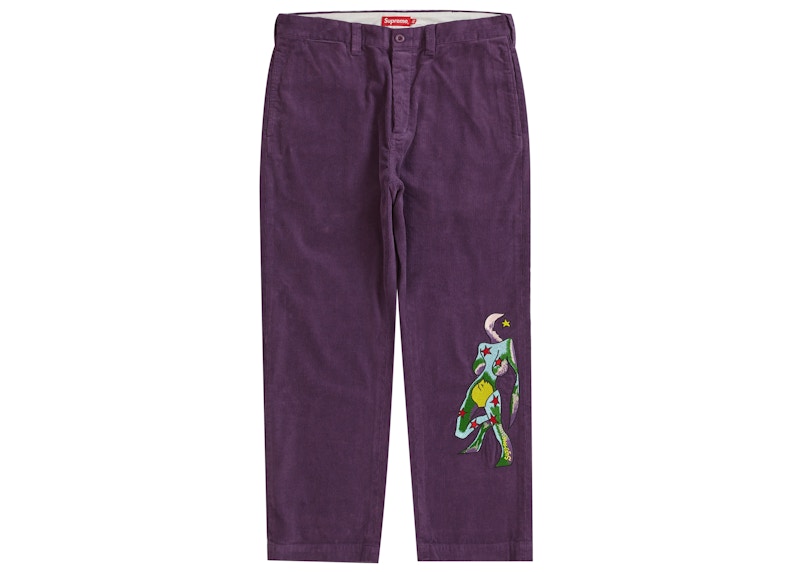 Buy Supreme Gonz Corduroy Chino Pant Ungu (FW21)