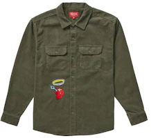 Buy Supreme Studded Patch S/S Work Shirt Work Green - Novelship Buy Supreme Studded Patch S/S Work Shirt Work Green - Novelship