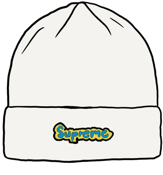 supreme-gonz-logo-beanie-white