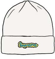 Supreme Gonz Logo Beanie White