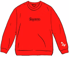 Supreme Gonz Logo Crewneck Burnt Red Supreme Gonz Logo Crewneck Burnt Red