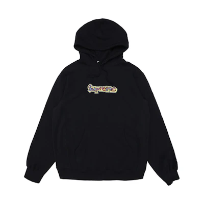 Supreme Gonz Logo Hooded Sweatshirt Black