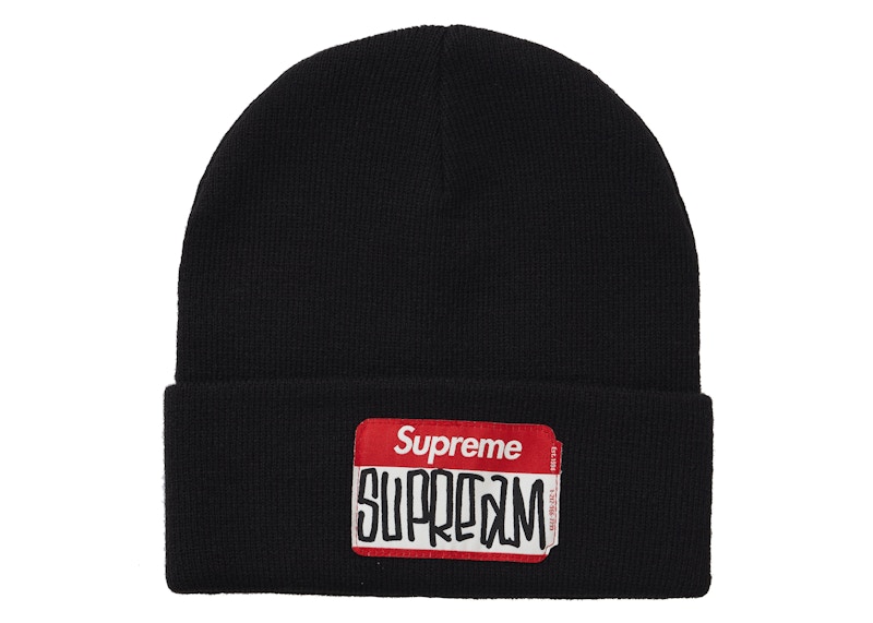 Supreme Gonz Nametag Beanie Black (FW21)