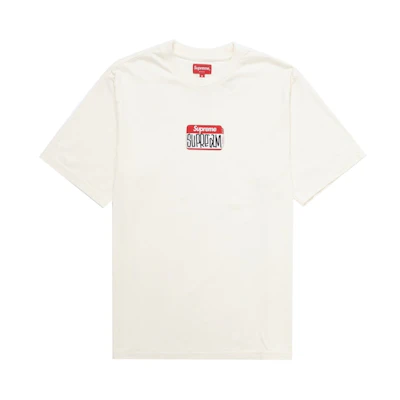 Supreme Gonz Nametag S/S Tee Natural