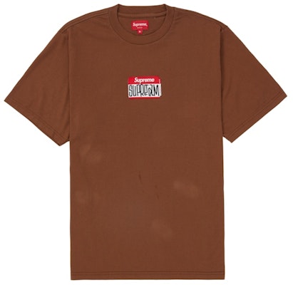 Supreme ゴンズ ネームタグ Tシャツ (茶)
Buy Supreme ゴンズ ネームタグ Tシャツ (茶)
