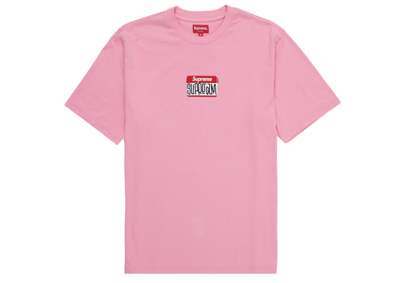 Buy Supreme Gonz Nametag Kemeja-T Lengan Pendek Pink