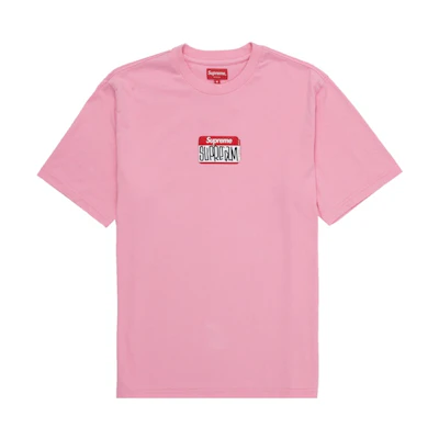 Supreme Gonz Nametag S/S Top Pink