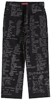 Supreme Gonz Poems Chino Pant Black Supreme Gonz Poems Chino Pant Black